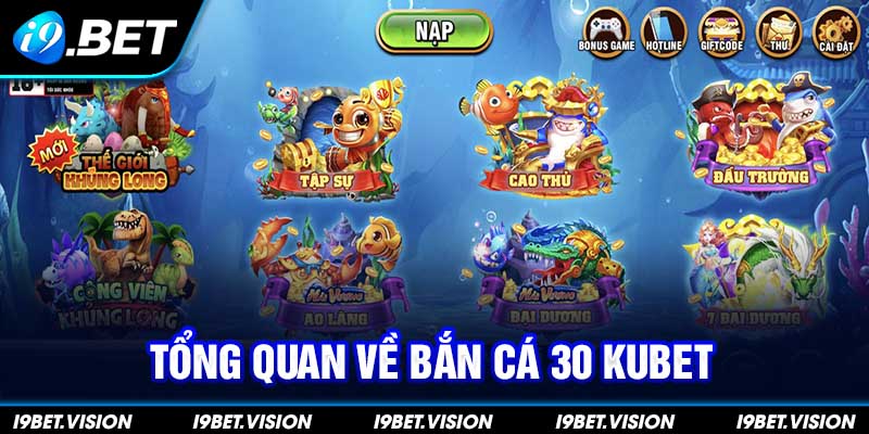 Tổng quan về bắn cá 30 Kubet